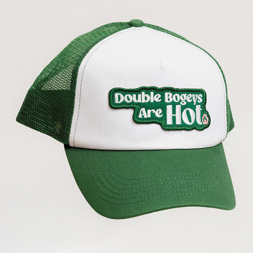 Double Bogey Hat Double Bogeys Are Hot Embroidered Green Trucker Hat Gifts For Husband - Lilybirchmarket
