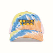 Double Bogey Waffle House Hat Double Bogey Embroidered Tie Dye Trucker Hat Gifts For Friends - Lilybirchmarket