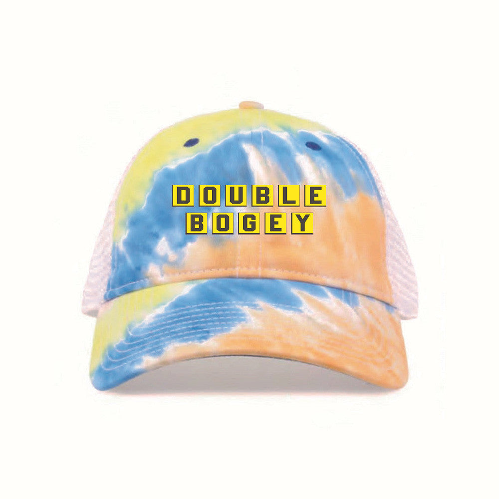 Double Bogey Waffle House Hat Double Bogey Tie Dye Trucker Hat Gifts For Her - Lilybirchmarket