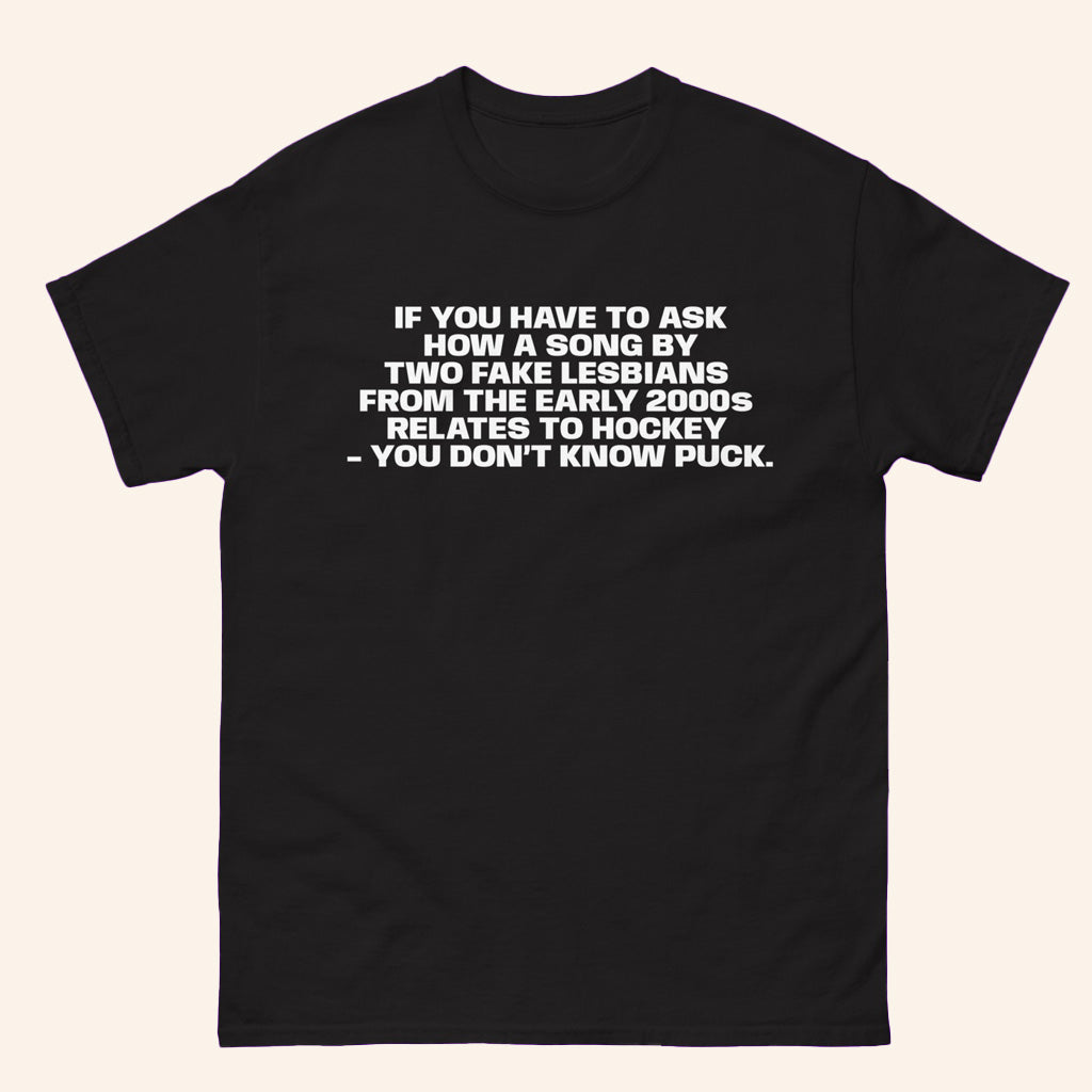 Double Hockey Stix Merch If You Have To Ask T-Shirt Funny Saying Shirt Gifts For Hockey Lovers - Lily Birch Market