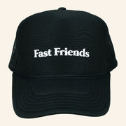 Down Right Merch Fast Friends FF Logo Hat Black Best Gifts For Boyfriend - Lilybirchmarket