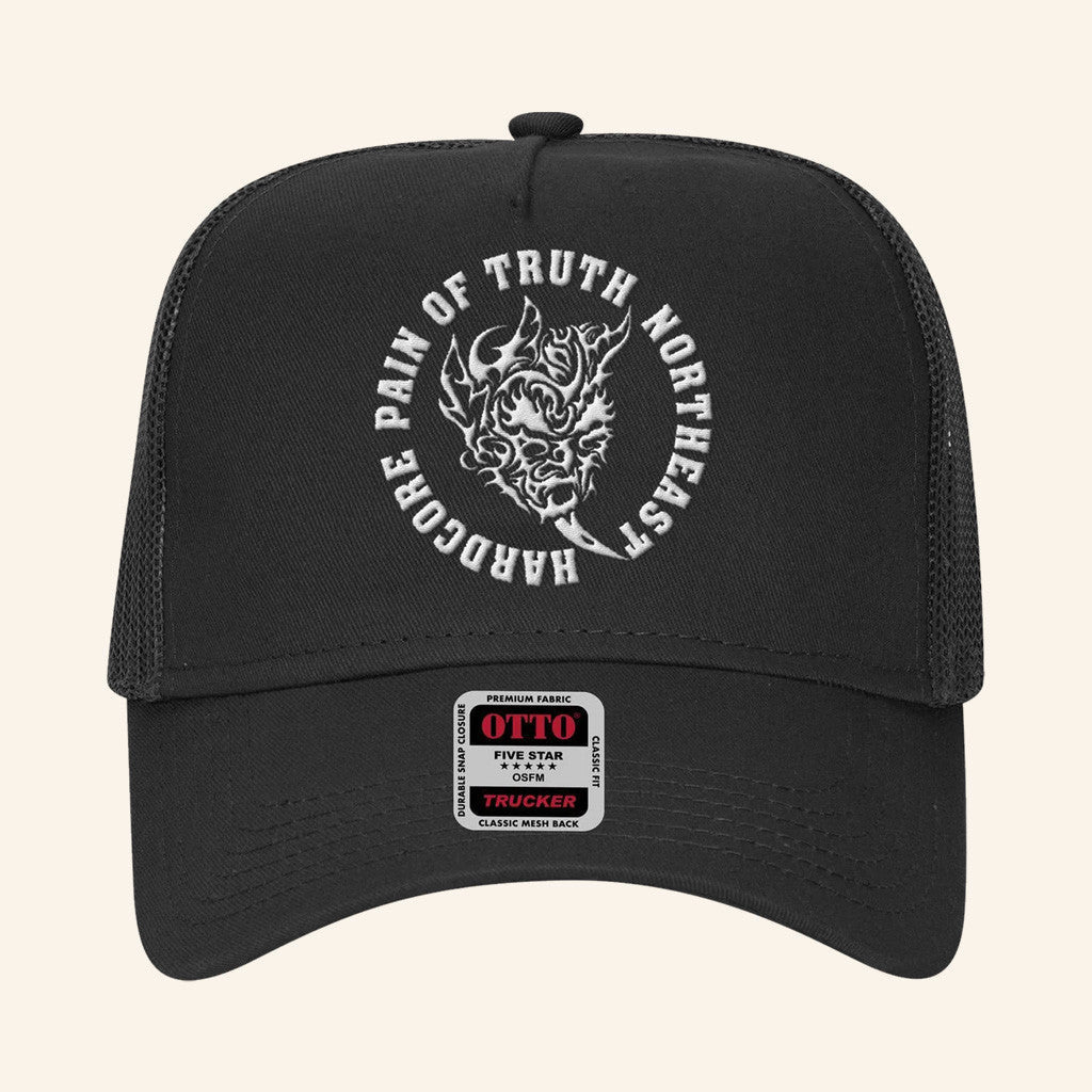 Down Right Merch Pain Of Truth Northeast Hc Trucker Hat Best Gifts For Boyfriend - Lilybirchmarket