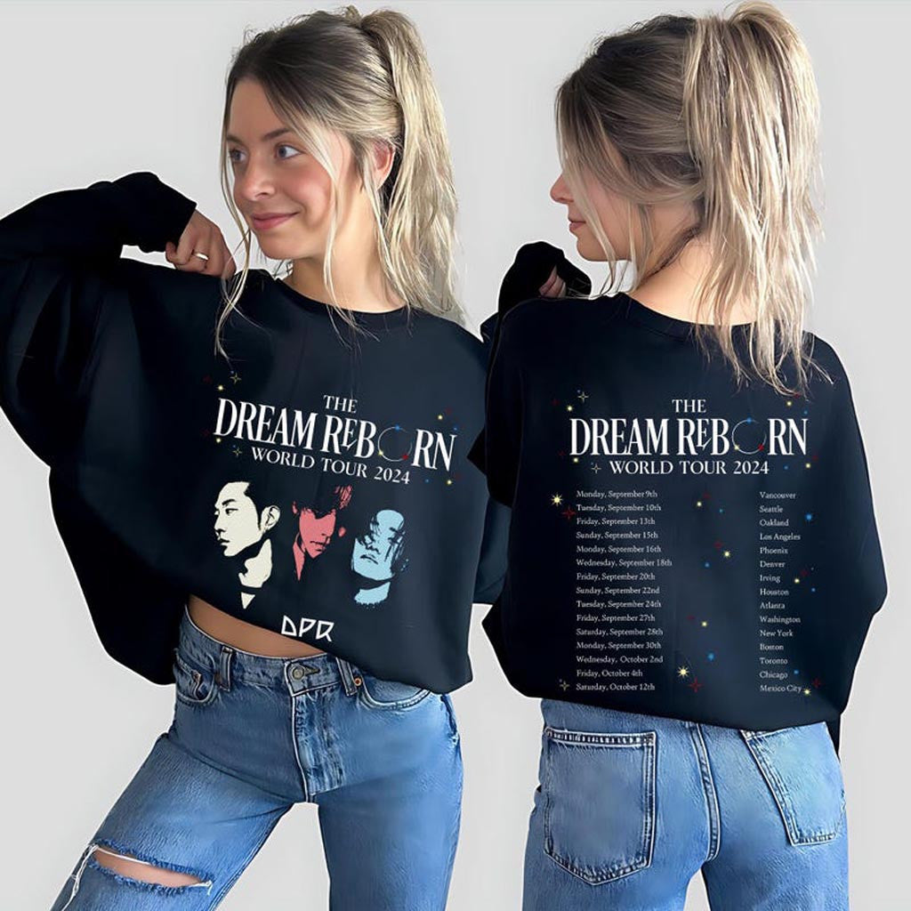 DPR The Dream Reborn 2024 Sweatshirt DPR The Dream Reborn World Tour Sweatshirt DPR World Tour - Lilybirchmarket