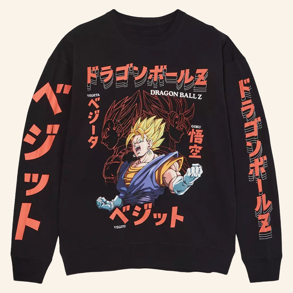 Dragon Ball Z Merch Vegito Sweatshirt Best Gifts For Anime Lovers - Lilybirchmarket