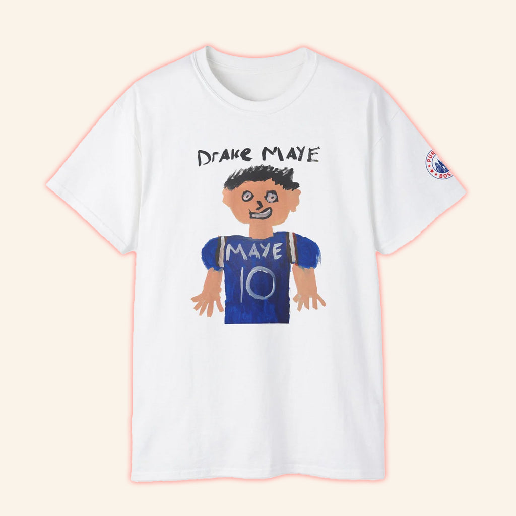 Drake Maye Painting T-Shirt Drake Maye Lover Merch Gifts For Football Lovers - Lily Birch Market