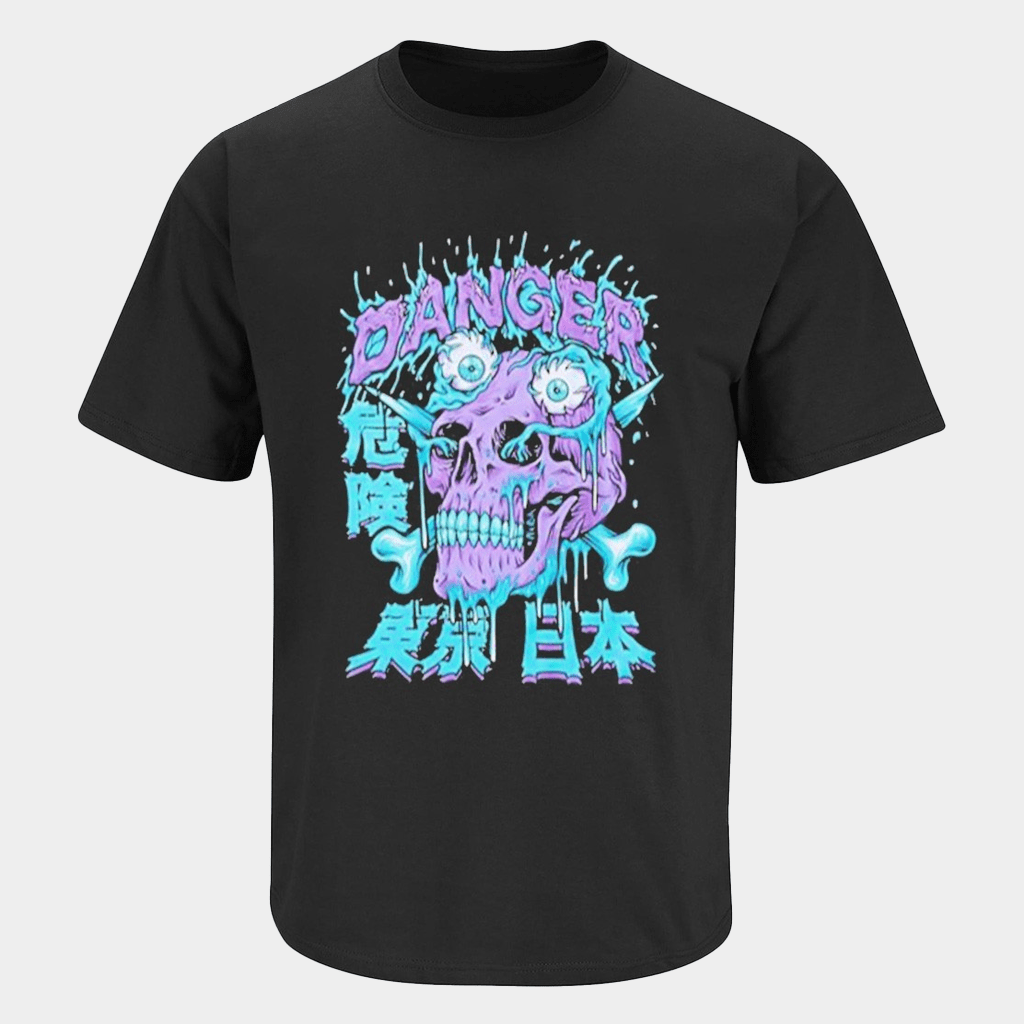 Dripping Danger Skull T-Shirt Unique Gifts Ideas For Boyfriend - Lily Birch Market
