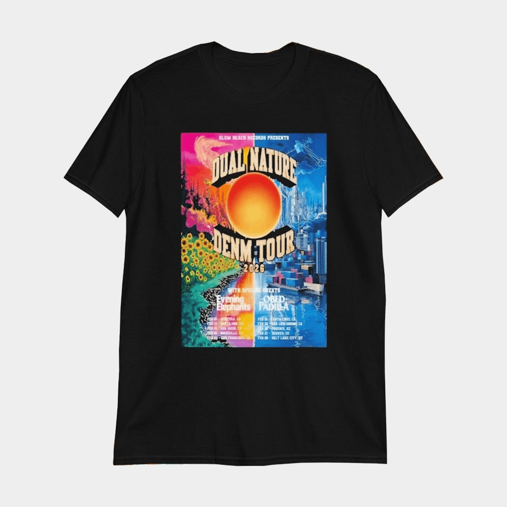 Dual Nature And DENM Tour 2026 T-Shirt Fan Apparel Birthday Present For Husband - Lily Birch Market