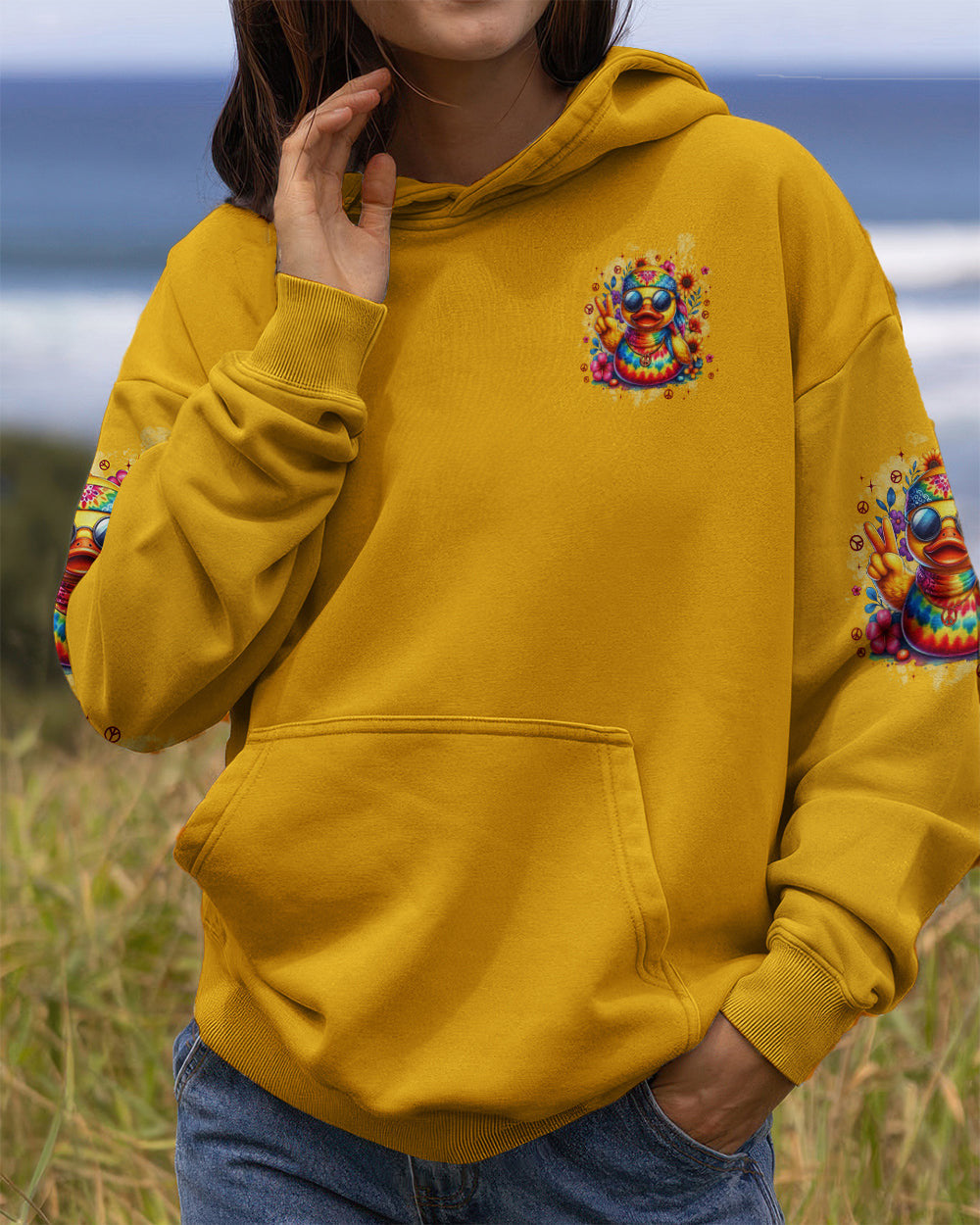 Duck Apparently I Have An Attitude Hoodie Funny Retro Animal Clothing Gift For Animal Lover - Lilybirchmarket