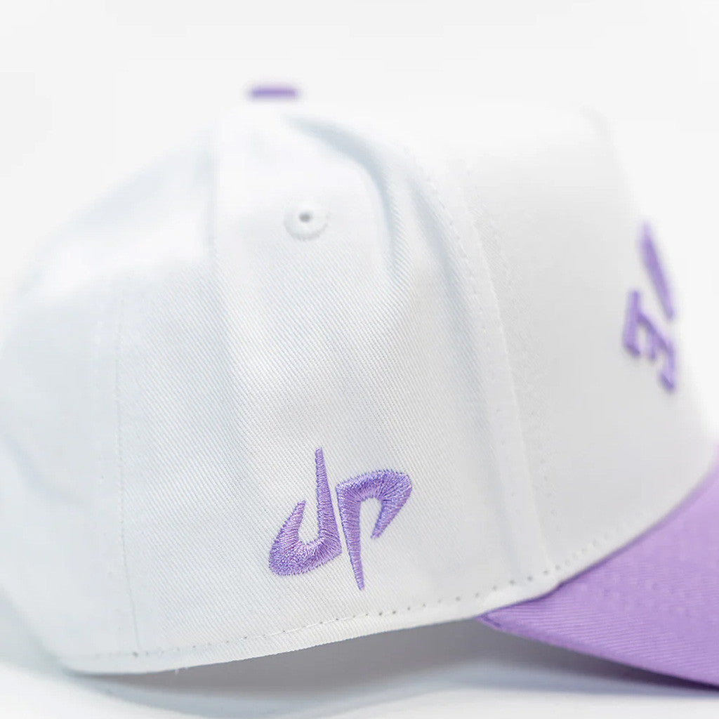 Dude Perfect Merch Embroidered Purple And White The DUDE Hat Best Gifts For Wife - Lilybirchmarket
