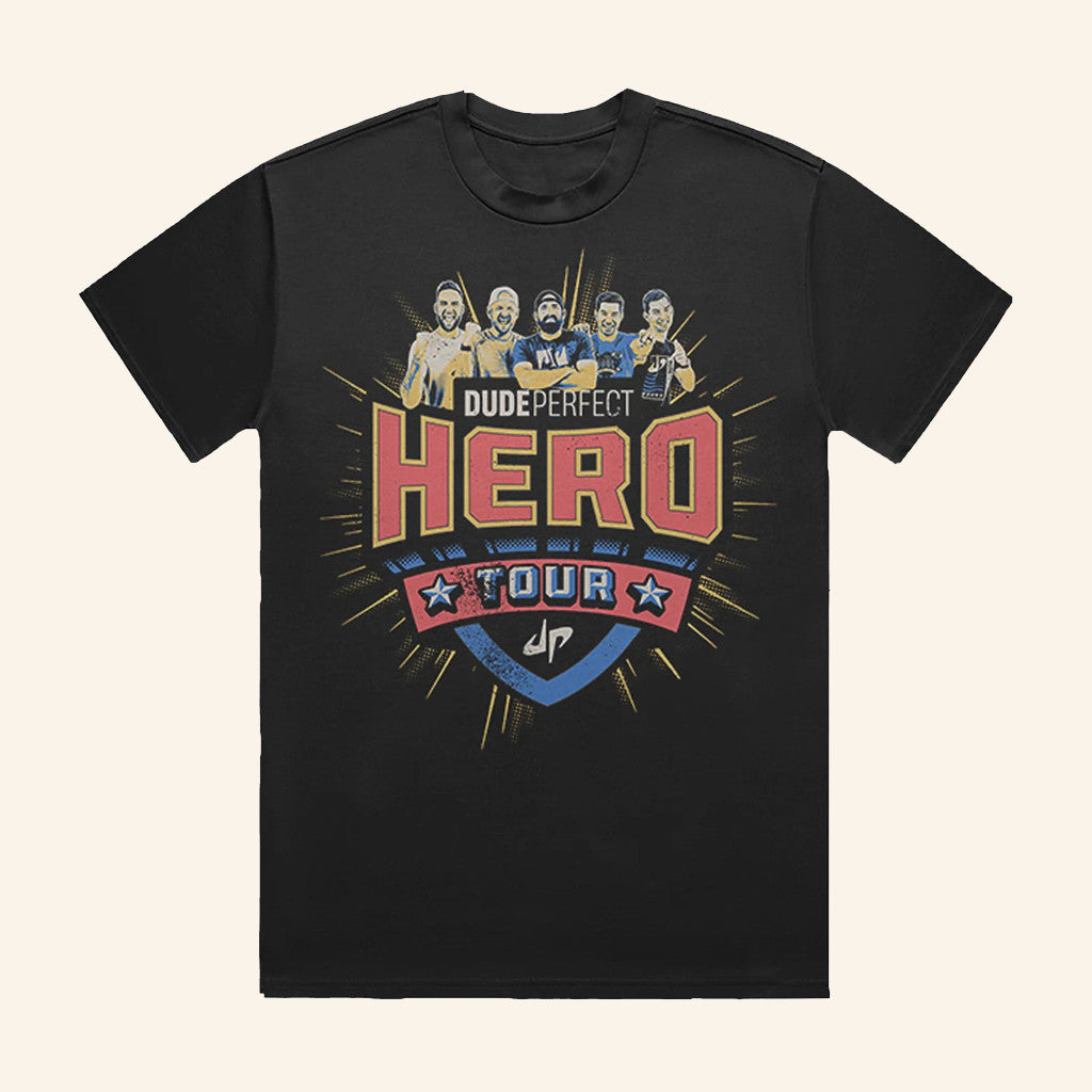 Dude Perfect Merch Hero Tour T-Shirt Fan Apparel Gifts For Brother - Lily Birch Market