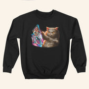 Dungeon Crawler Carl Merch Donut Book Sweatshirt Birthday Ideas For Husband - Lilybirchmarket