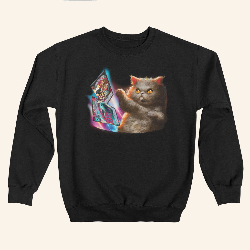 Dungeon Crawler Carl Merch Donut Book Sweatshirt Birthday Ideas For Husband - Lilybirchmarket