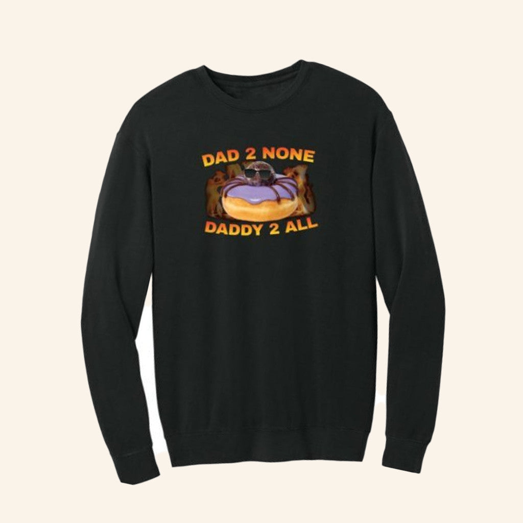 Dunkin Runs On Merch Spidey Daddy Crewneck Sweatshirt Best Gifts For Boyfriend - Lilybirchmarket