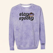 Dunkin Runs On You Merch Stay Spooky Crewneck Sweatshirt Gifts For Besties - Lilybirchmarket
