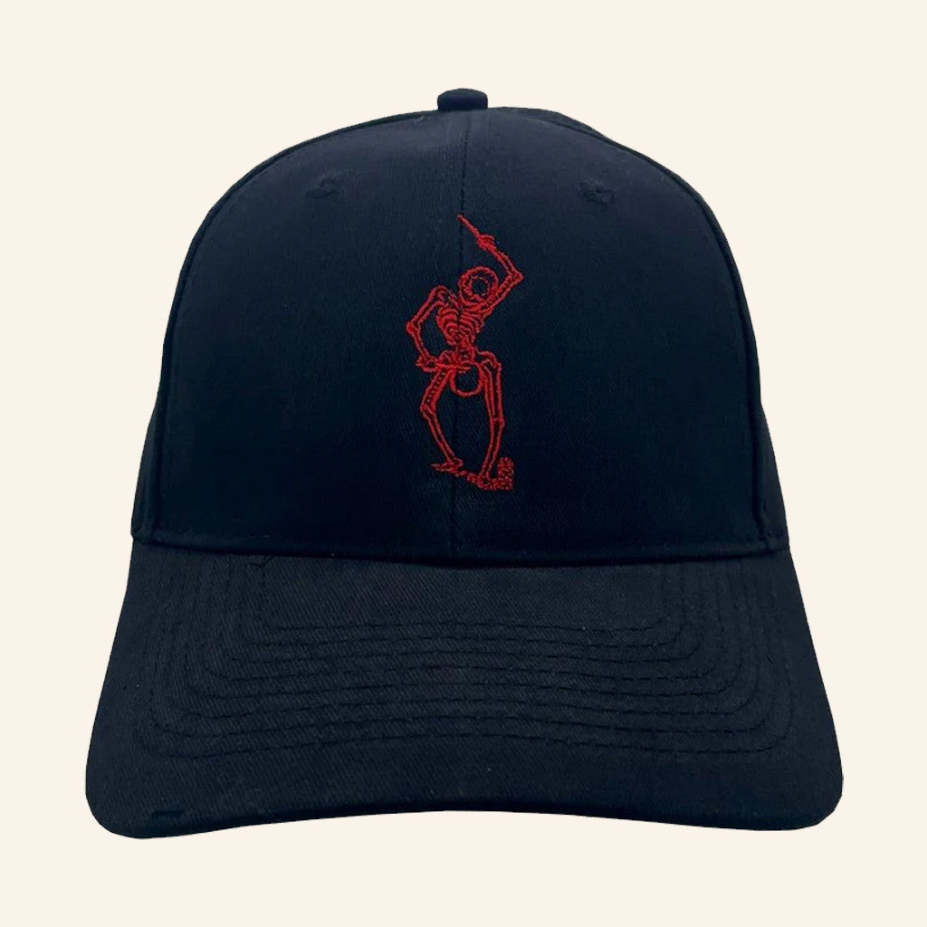 Duran Duran Merch Danse Macabre Skeleton Embroidered Hat Gifts For Music Fans - Lilybirchmarket