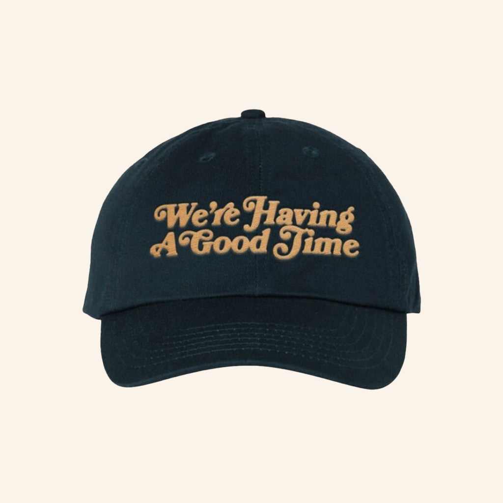 Dusty Slay Merch Embroidered We're Having A Good Time Hat Christmas Presents For Boyfriend - Lilybirchmarket