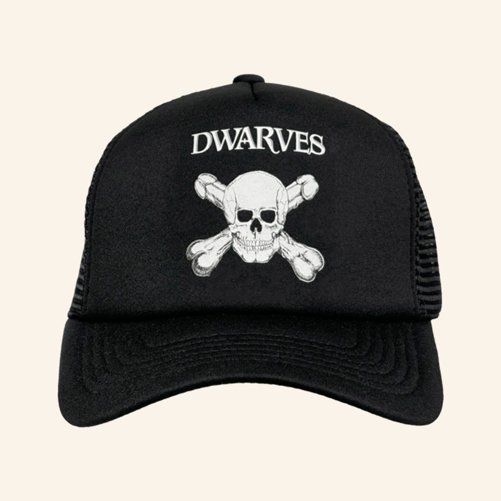 Dwarves Merch Skull Logo Trucker Hat Gift Ideas For Dad - Lilybirchmarket