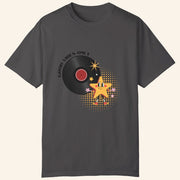 DWTS Merch Dancing Star With Vinyl Record T-Shirt Good Vibes Only Shirt Gifts For Him - Lily Birch Market