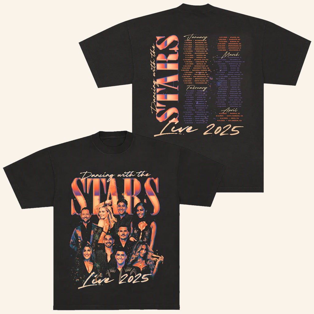 DWTS Merch Dancing With The Stars 2025 Pros Group Photo T-Shirt Best Gifts For Fans - Lily Birch Market