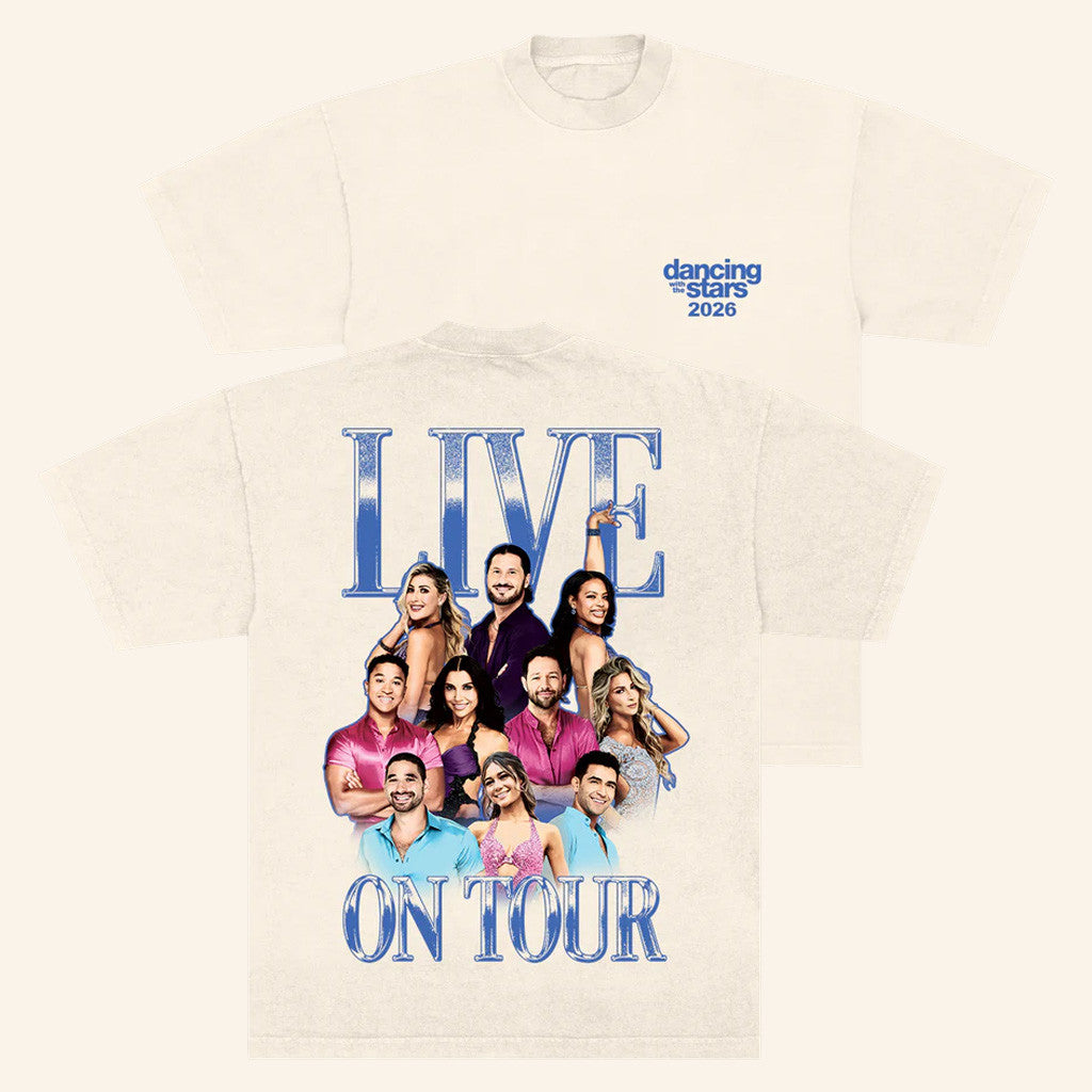 DWTS Merch Dancing With The Stars Live On Tour 2026 T-Shirt Gifts For Friends - Lily Birch Market