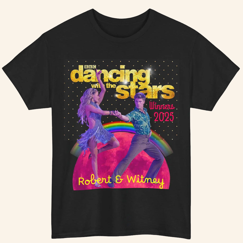 DWTS Merch Dancing With The Stars Winners 2025ï¿½Shirt Robert And Witney T-Shirt Fan Gifts - Lily Birch Market
