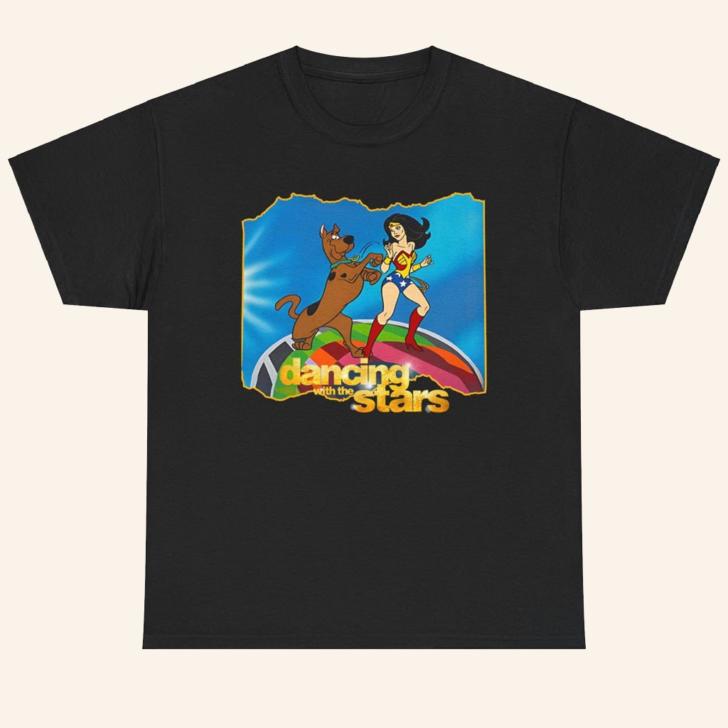 DWTS Merch Scooby Doo And Wonder Woman Dancing With The Stars 2025 T-Shirt Fan Gifts - Lily Birch Market