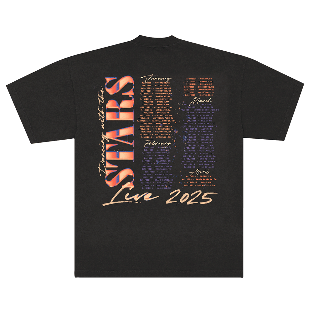 DWTS Tour Merch Shirt Dancing With The Stars Tour 2025 T-Shirt Gifts For Music Fans - Lily Birch Market