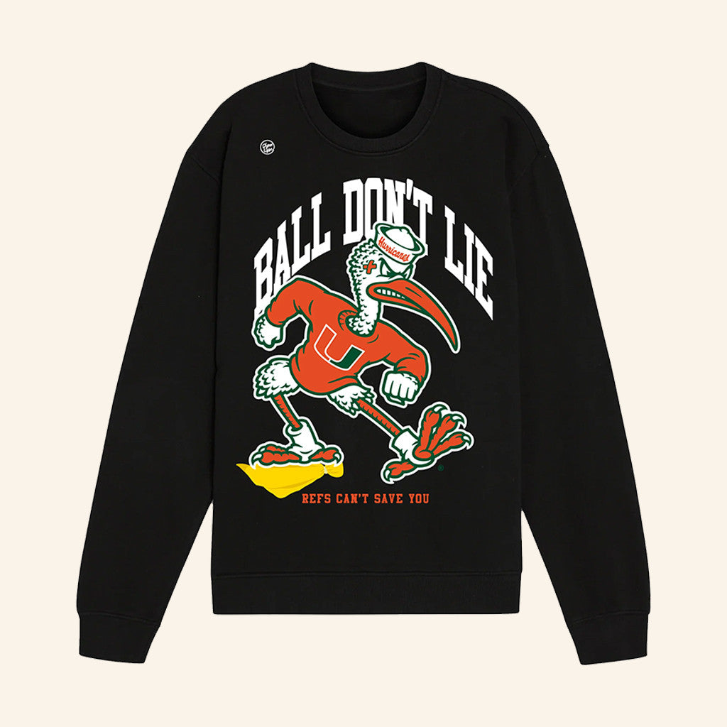 Dyme Lyfe Merch Miami Football Ball Don't Lie Sweatshirt Gifts For Football Fans - Lilybirchmarket