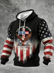 Eagle 250 Years Faith Freedom Hoodie Men's Patriotic 250Th Anniversary 4Th Of July Clothes - Lilybirchmarket