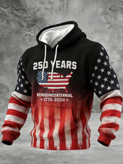 Eagle 250 Years Semiquincentennial Hoodie USA Patriotic 250Th Anniversary Cool Clothing - Lilybirchmarket