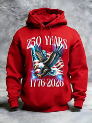Eagle America 250 Years 1776 2026 Hoodie Semiquincentennial Hoodie Gift For Patriots - Lilybirchmarket