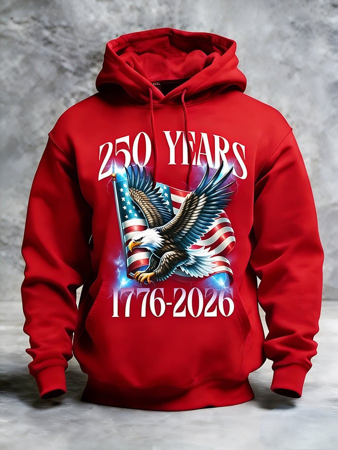 Eagle America 250 Years 1776 2026 Hoodie Semiquincentennial Hoodie Gift For Patriots - Lilybirchmarket