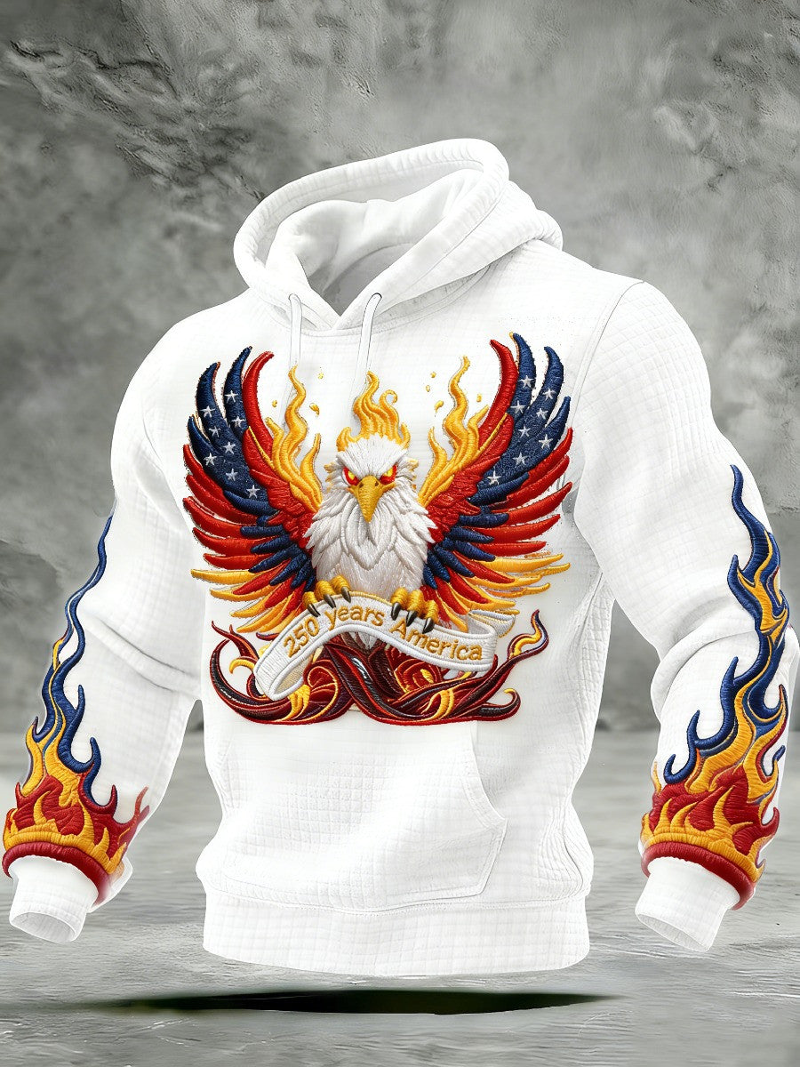 Eagle America 250 Years Hoodie 4Th Of July Merch Gifts For Independence Day - Lilybirchmarket