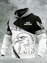 Eagle America 250th Anniversary Hoodie 1776 2026 American Patriot Clothing Gifts For Men - Lilybirchmarket