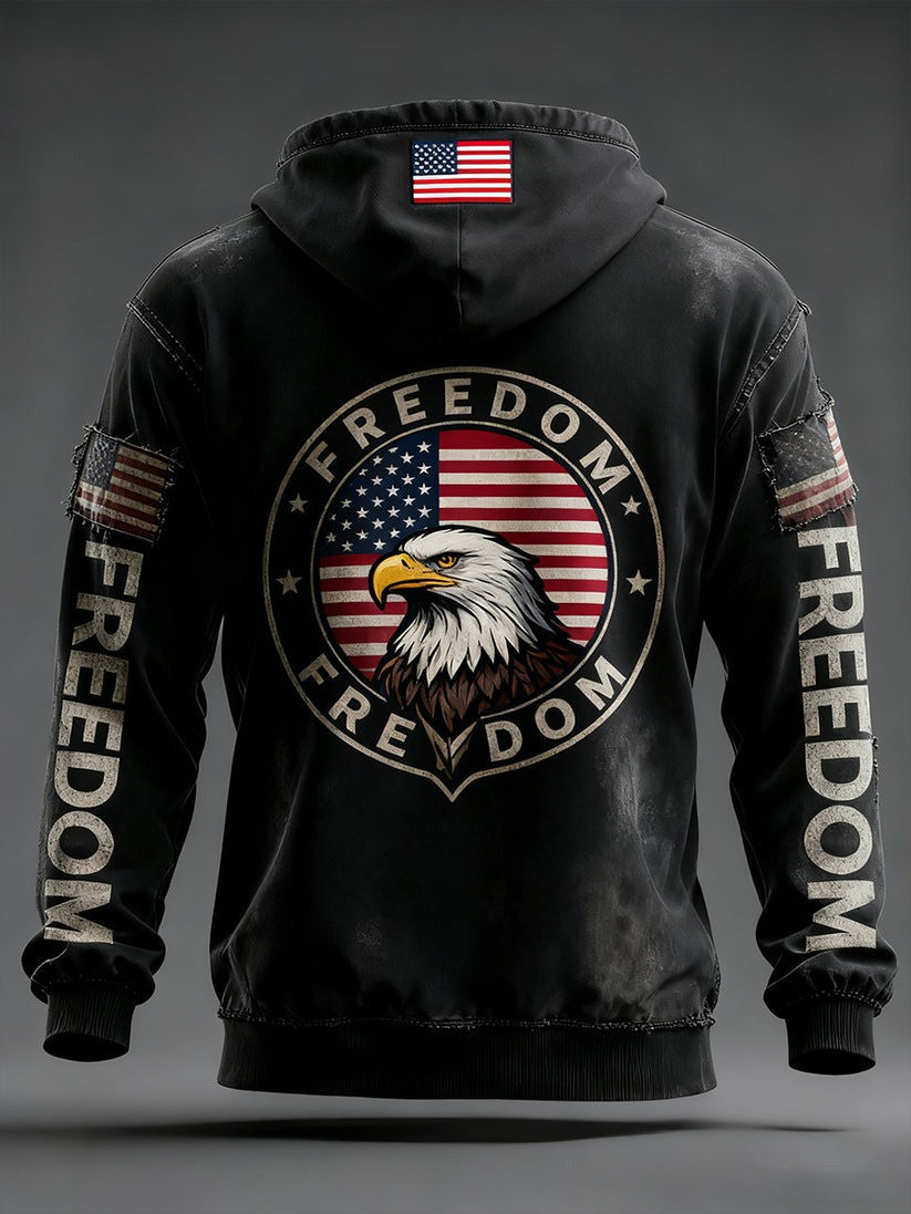 Eagle Charlie Kirk Freedom Hoodie Freedom Is Not Free The Charlie Kirk Show Store - Lilybirchmarket