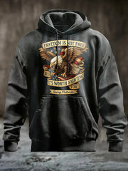 Eagle Freedom Isn't Free Hoodie Patriotic 4Th Of July 250th Anniversary Clothing Great Gifts - Lilybirchmarket