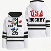 Eagle Team USA Hockey 2026 Winter Olympics Hockey Hoodie Team USA Merch Gifts Ideas For Fans - Lilybirchmarket