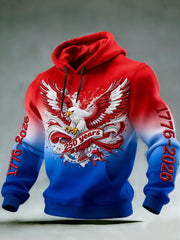 Eagle US 250 Years Of Freedom 1776 2026 Hoodie 4Th Of July Clothing Gifts For Boyfriend - Lilybirchmarket