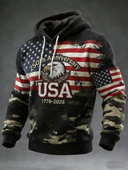 Eagle US 250Th Anniversary 1776 2026 Camo Hoodie 4th Of July Clothing Unique Gifts For Father - Lilybirchmarket