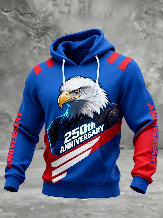 Eagle US 250Th Anniversary 1776 2026 Hoodie America's Birthday Apparel Fourth Of July Gifts - Lilybirchmarket