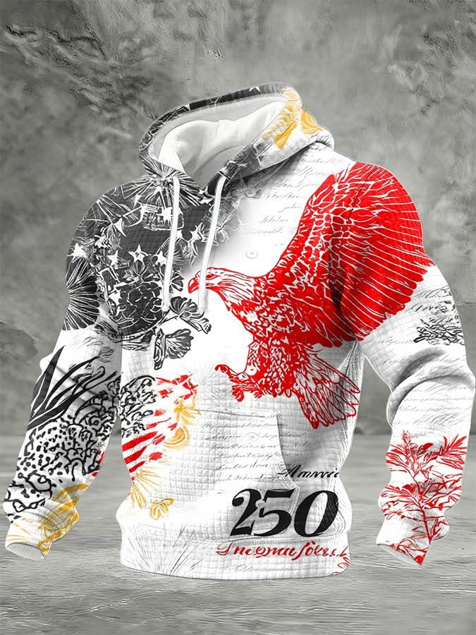 Eagle US 250Th Anniversary Hoodie Patriotism Lives On Independence Day Clothing Gift For Him - Lilybirchmarket
