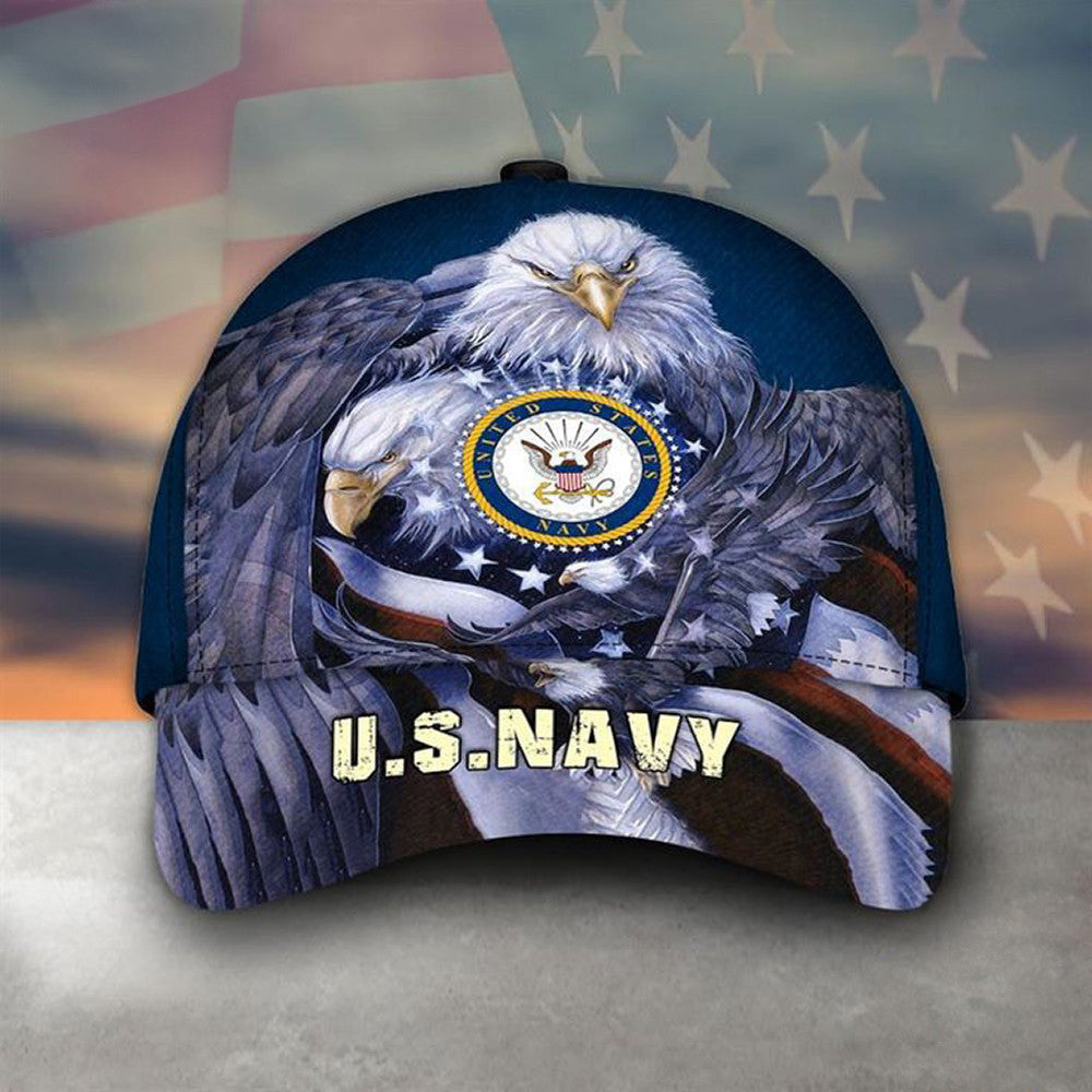 Eagle US Navy Hat USN patriotic Hat For Men Veterans Day Gift Ideas - Lilybirchmarket