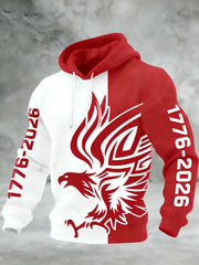 Eagle USA 250 Years Of Freedom 1776 2026 Hoodie America's Birthday Clothing Good Gifts For Him - Lilybirchmarket