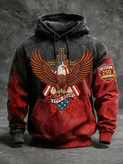 Eagle USA 250 Years Of Freedom 1776 2026 Hoodie Independence Day 2026 Clothing - Lilybirchmarket