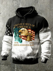Eagle USA 250Th Anniversary 1776 2026 Hoodie Semiquincentennial Hoodie Gifts For Him - Lilybirchmarket