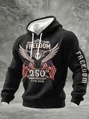 Eagle USA 250th Anniversary Hoodie 1776 2026 Freedom Hooded Sweatshirt Patriotic Gifts - Lilybirchmarket
