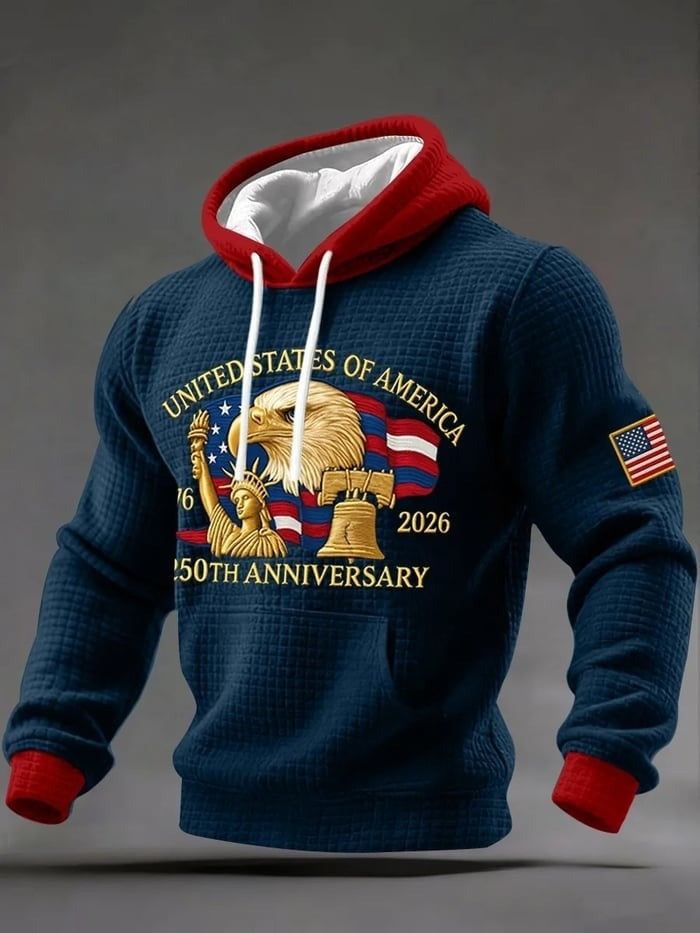 Eagle USA 250Th Anniversary Hoodie 1776 2026 Patriotic Clothing Gifts For Dad - Lilybirchmarket
