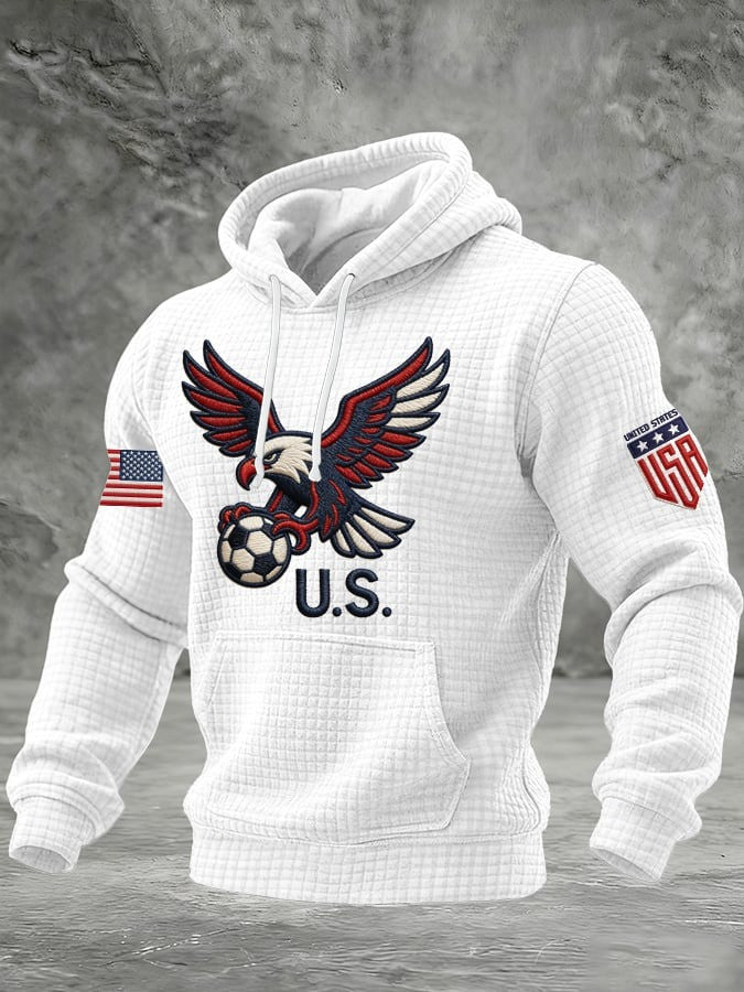 Eagle USA Soccer FIFA 2026 World Cup Hoodie USA National Soccer Team Merch Game Day Outfits - Lilybirchmarket