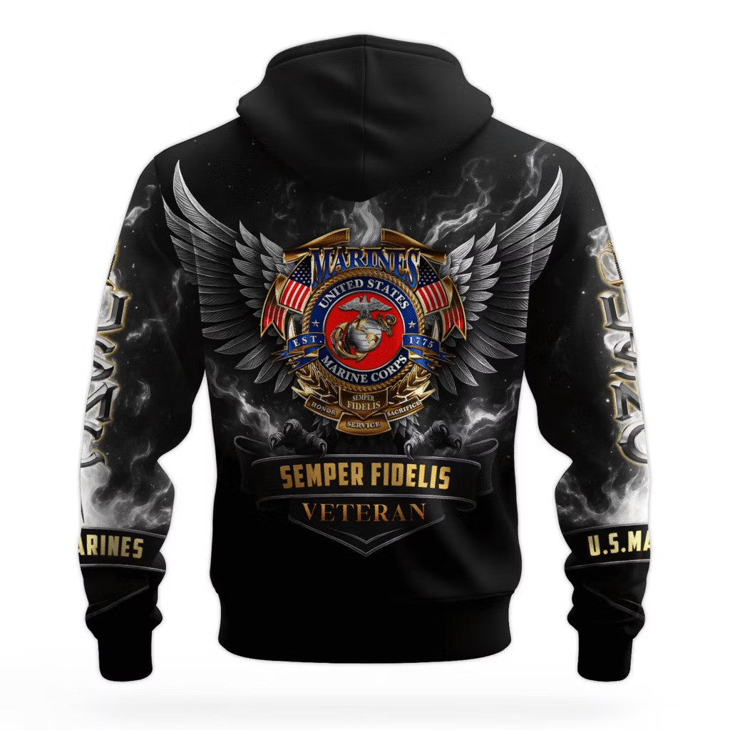 Eagle USMC 250Th Anniversary Hoodie 1775 2025 Marine Corps Veteran Clothing Gifts - Lilybirchmarket