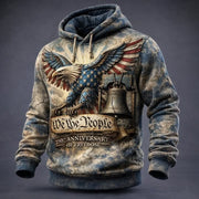 Eagle We The People 250 Years Anniversary Hoodie Men's 4Th Of July 1776 2026 Patriotic Gifts - Lilybirchmarket
